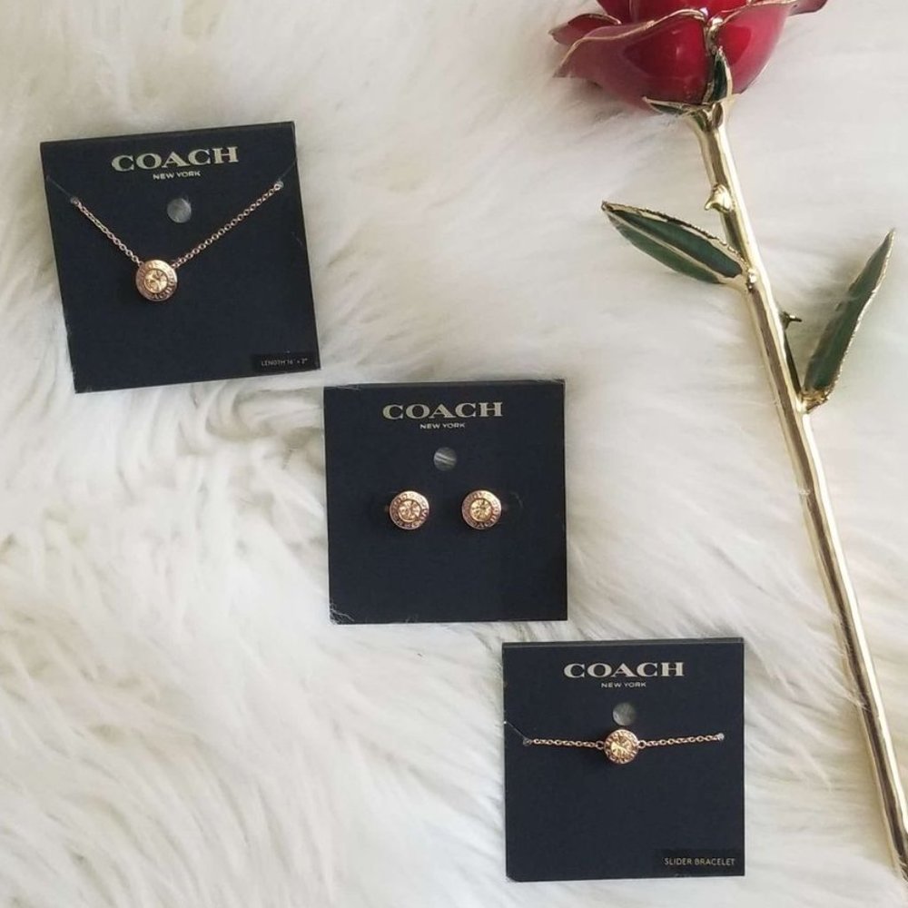 Coach | Rosegold Jewelry Bundle